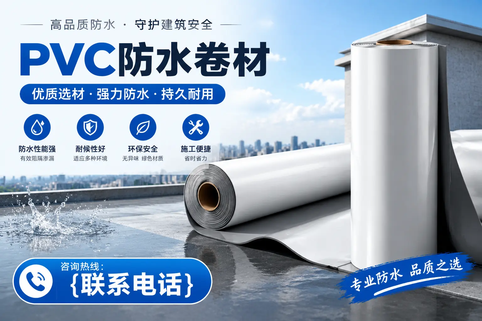 PVC防水卷材的选购技巧与注意事项，助您在六盘水找到合适产品