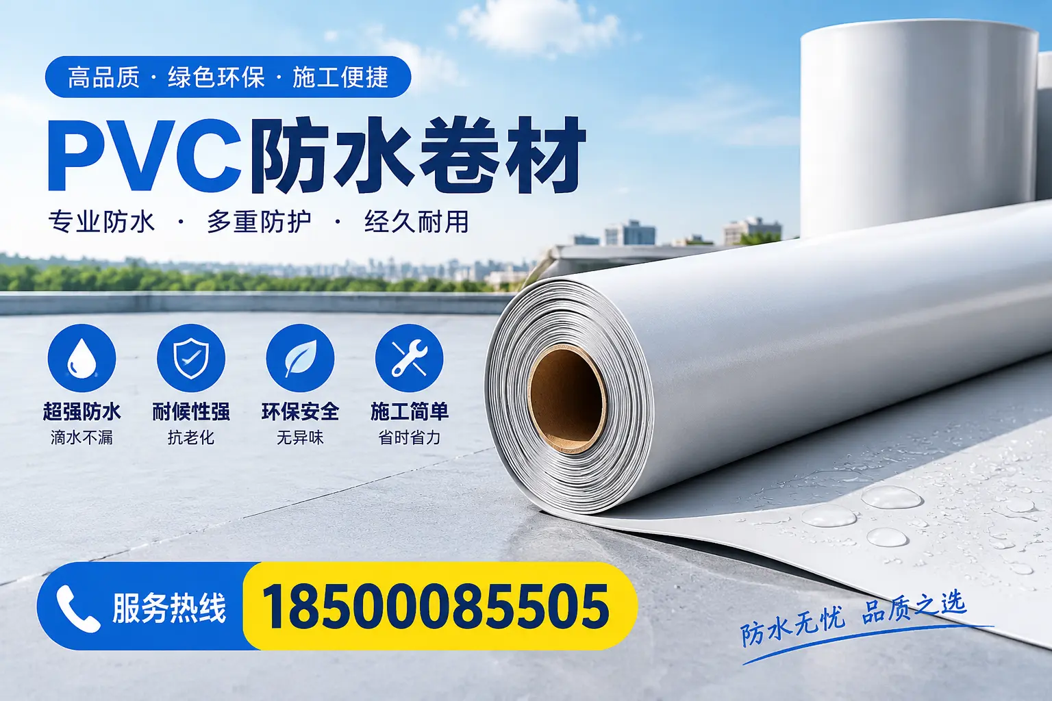 选用PVC防水卷材时需要避开的常见误区,特别是在六盘水